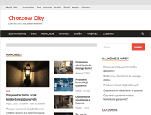 Tablet Screenshot of chorzowcity.pl